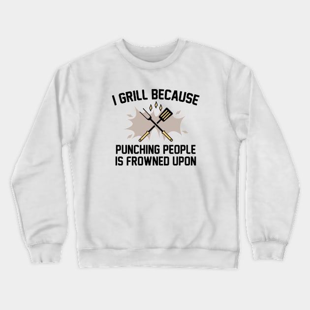 I Grill Crewneck Sweatshirt by VectorPlanet